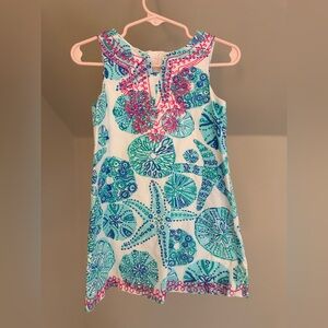 Lilly Pulitzer Target toddler girls starfish and sand dollar shift dress